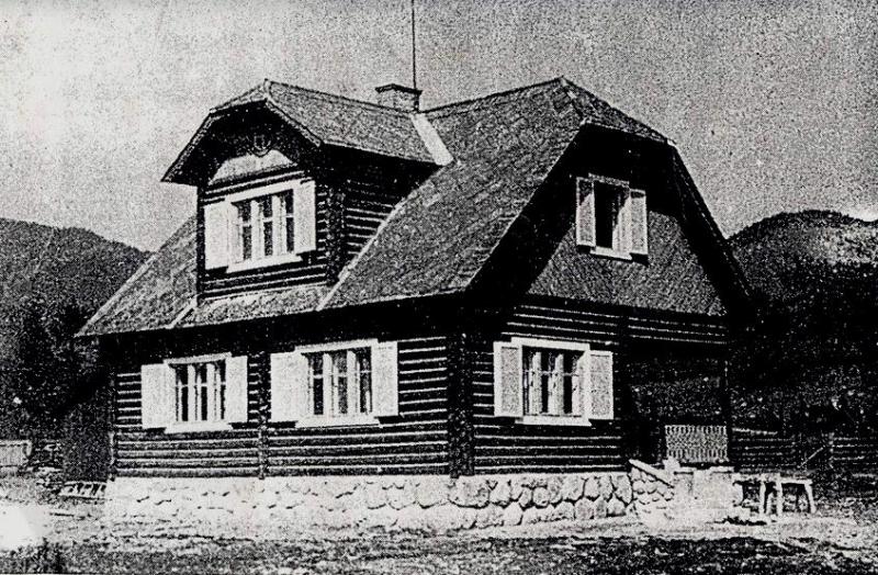 Fotka horárne v lokalite Do Lehoty postavená v 30-tych rokoch minulého storočia. - fotoarchiv:Račko Miroslav - asi 1930
