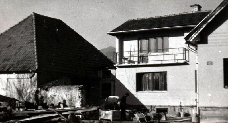 Prestavba Betušovho domu - fotoarchív:Milan Betuš - 80-te roky