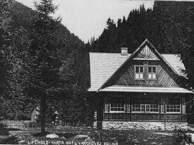 Chata turistov - fotoarchiv:Ján Zaťko - pred rokom 1945