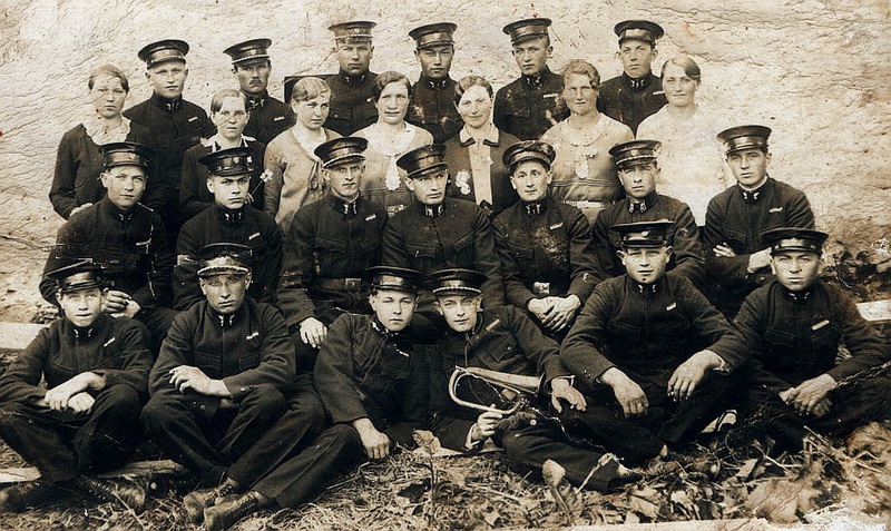 Dobrovoľný hasičský zbor v Pribyline - fotoarchív: Ján Zaťko - 30 - te roky minulého storočia