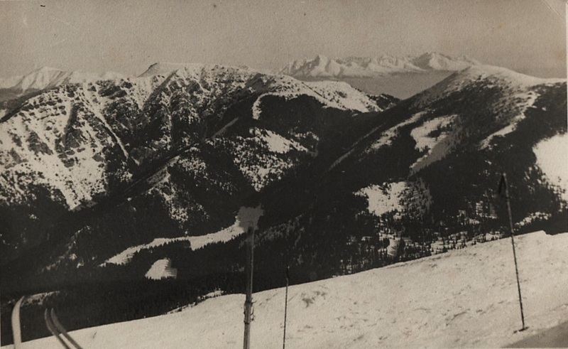 Z lyžiarského pochodu po hrebeni Nízkych Tatier - fotoarchív:Ján Mikuš Krdaj - nedatované
