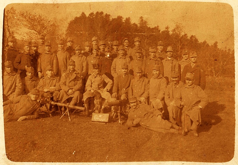 Fotka od vojaka v 1 sv. vojne desiatnika Jána Mikuša - fotoarchív:Ján Mikuš Krdaj - 1914 - 18
