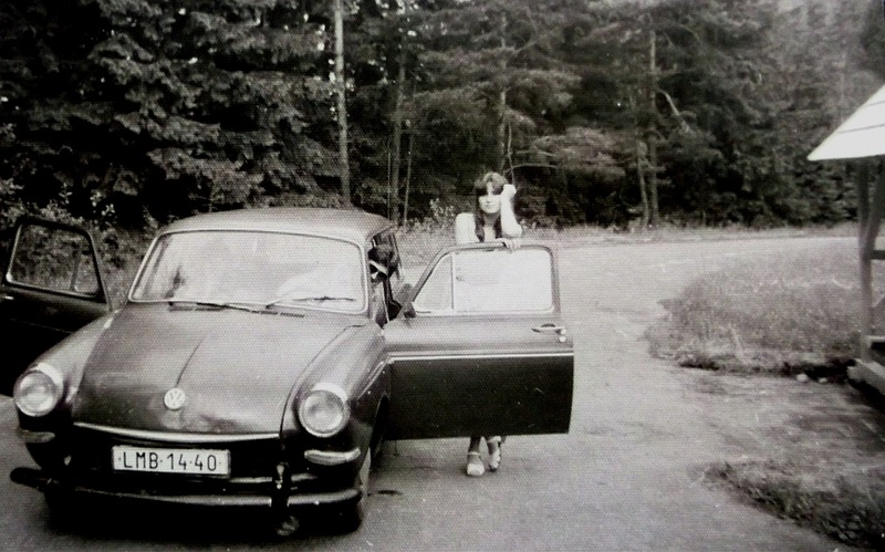 Miro Pjatek a jeho Volkswagen  z roku 1969 vw squareback sale - fotoarchív: Miroslav Račko ml. - 1983