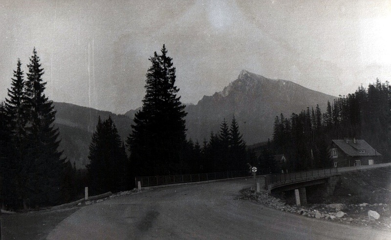 Most cez Belú na Podbansku tesne po dokončení - fotoarchív:Belo Račko - 1966