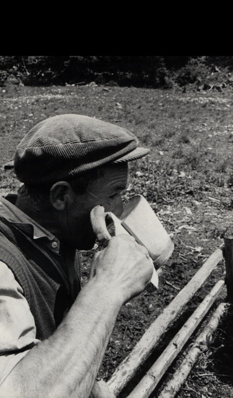 Žinčica je osvižujúci napoj - fotoarchív:Božena Bečáková r.Račková - 1972