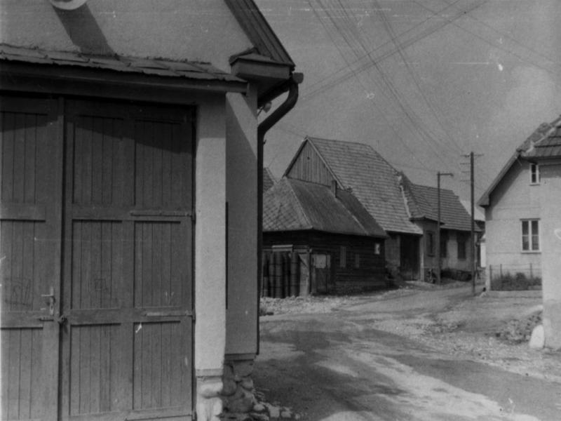 Stará požiarna zbrojnica - fotoarchiv:Ľubomír Balažic - šesťdesiate roky