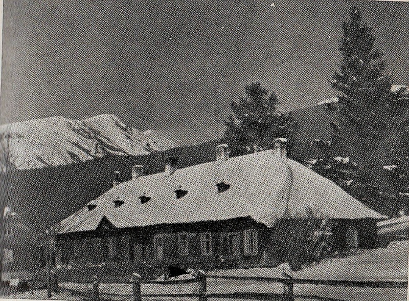 Prvá horáreň na Podbanskom - fotoarchív: Jozef Nižňanský - 1956