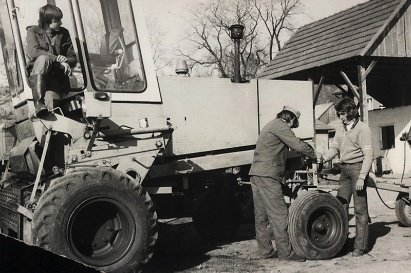 Ján Mikuš - Mechanik poľnohospodárskych strojov v Beňadikovej - fotoarchív:Ján Mikuš Krdaj - nedatované