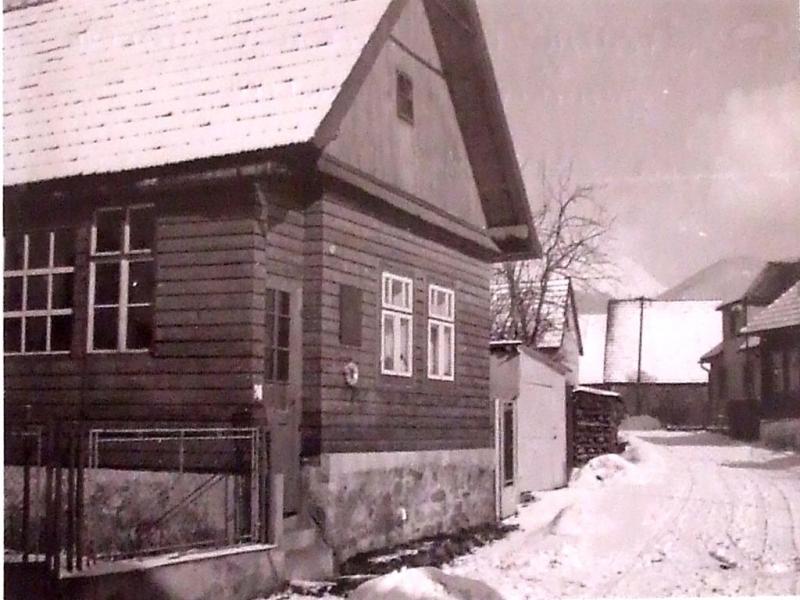 Rodný dom Mateja Šuňavca na Brezinke - fotoarchív:Račko Miroslav - 80-te roky