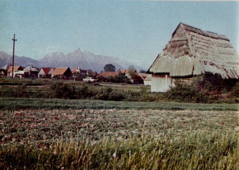 Staručké humno na záhumenkách za novou cestou  - fotoarchív:Publikácia JRD - asi 1970