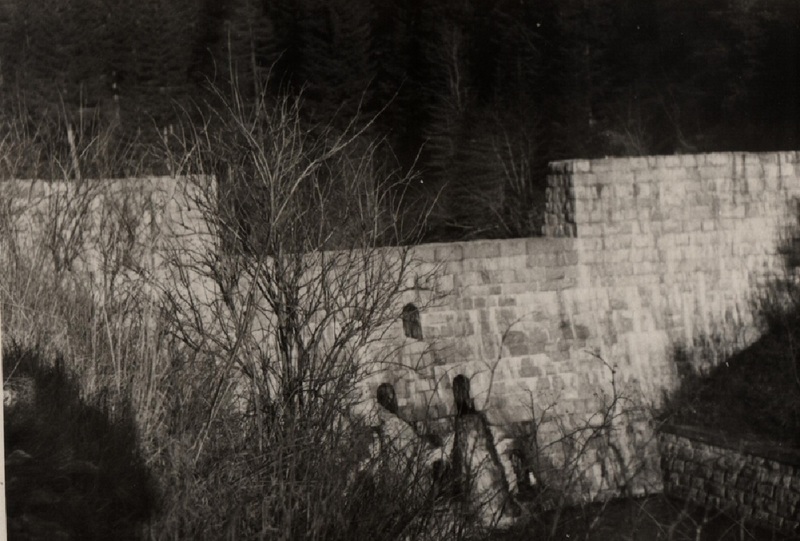 Múr tajchu v Úzkej doline  je na Slovensku stavebnou raritou - fotoarchív:Ján Bolvanský - nedatované