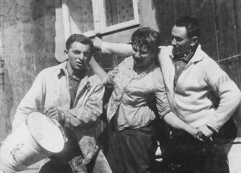 Veľká noc v pribylinskej Brezinke - fotoarchív:Anna Blšková r.Mikušová - asi 1960