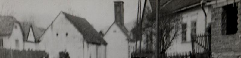 Sypáreň poniže požiarnej zbrojnice - fotoarchív:Jaroslav Beňo - 50-te roky