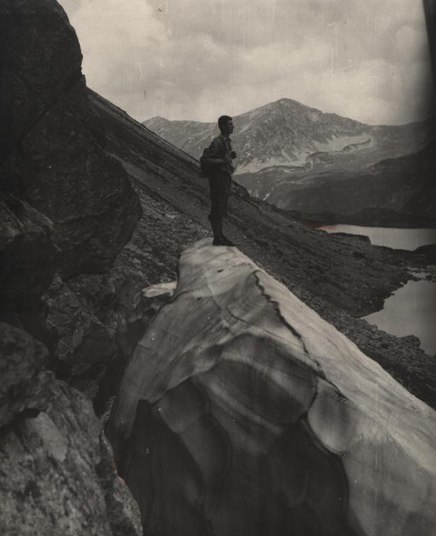  Na ľadovci v Temných smrečinách - fotoarchív:Ján Králik - 60-te roky