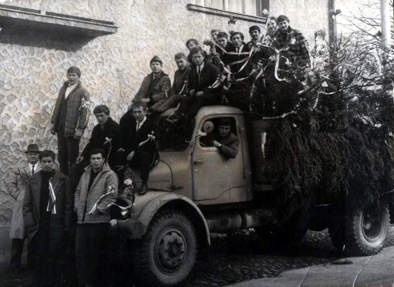 Odvod brancov v Liptovskom Mikuláši - fotoarchív:Bohuš Gajdoš - nedatované