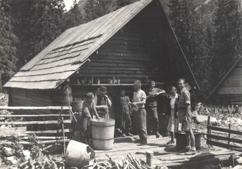 Pribylinský salaš v Kôprovej doline 1300 m.n.m - fotoarchív:Zorka Beharková - nedatované