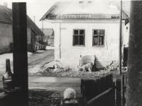 Pohľad z Vanriakovho domu do Bolvanskej ulice Pohľad z Vanriakovho domu do Bolvanskej ulice