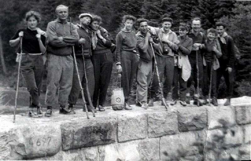 Zaťažkávacia skúška Tajchu - fotoarchív:Mária Majerová r.Zaťková - nedatované