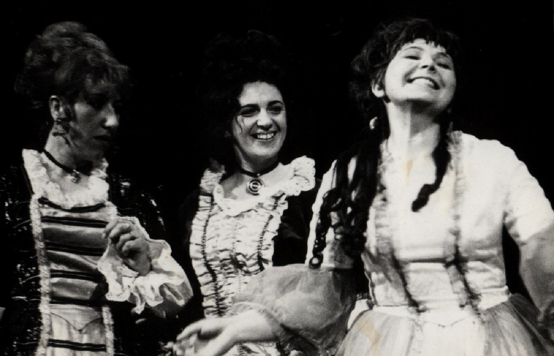 Divadlo štyria grobiani réžia Martin Jurík - fotoarchív:Oľga Lehotská r. Norovská - 1971