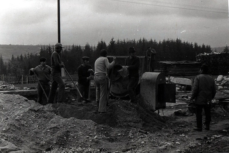 Betonárska čata - fotoarchív: Jaroslav Strapoň - asi 1974