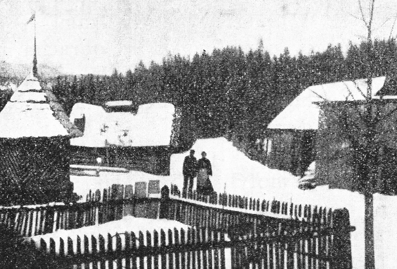 Podbanské v zime roku 1904 - Havlasa - február 1904